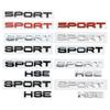 For Land Rover Discovery Defender Sport Evoque HSE 3D ABS Range Rover Car Bonnet Letters Logo Badge Emblem Sticker Accessories