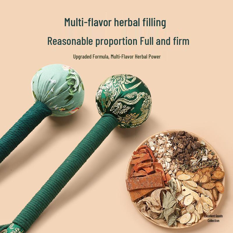 Mugwort Meridian Massage Hammer for Back & Shoulder Tapping
