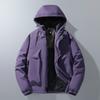 New Autumn and Winter Style Plus Velvet Thickened Graphene Jacket for Men's Warm and Cold Protection Casual Jacket