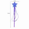 5/10Pcs Princess Fairy Magic Wands Shiny Ribbon Star Durable for Cosplay Party Kids Pretend Role Play Props