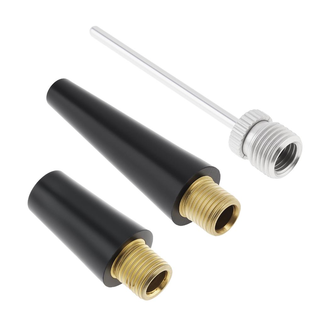 3 pcs Portable Multi-Purpose Inflation Nozzle Kit for Bike Ball Sports Air Pump Accessories