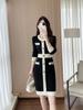 Hepburn Style Sexy Bodycon LBD: Women’s Long Sleeve Knit Sweater Dress for Autumn/Winter
