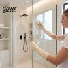 Non Slip Kitchen Cleaning Gloves Fleece Lined Dishwashing Gloves, Waterproof Natural Latex Household Protective for Dish Washing Non-Slip Grip