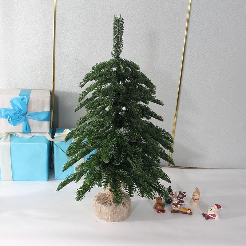 Zasnežený vločkovaný vianočný stromček 30/45cm alebo 60/90cm PE Zelený s bielym snehom na fotografickú dekoráciu