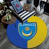Portsmouth F.C,Round Area Rug,Carpet Rug for Living Room Bedroom Sofa Playroom Decor,Non-slip Floor Mat