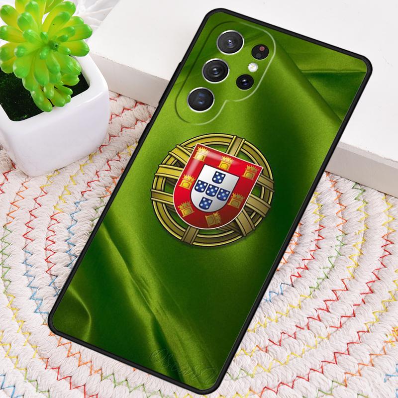 Portugal National Flag TPU Phone Case For Samsung Galaxy Note 10 Pro S26 S25 S24 S23 S22 Ultra Plus S21 FE S20 Shockproof Cover