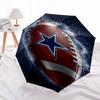 Printed Dallas Cowboys Folding Umbrella,Outdoor,Leisure,And Travel Umbrella,Durable Umbrella Fabric,Birthday And Holiday Gift