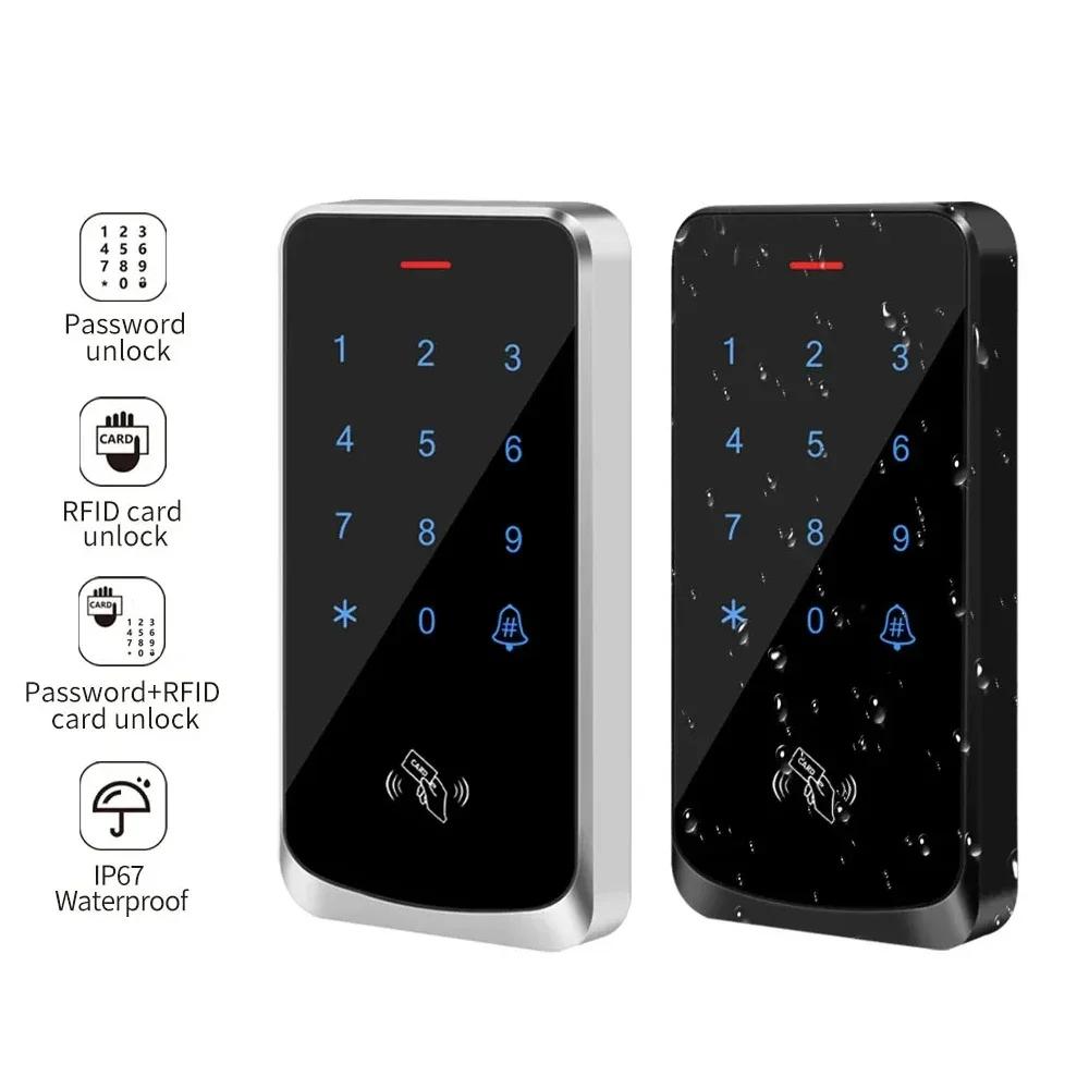 Door Lock Access Control Card Reader IP67 Waterproof RFID 125KHz Control Keyboard Touch Screen Access Controller Smart Electronic