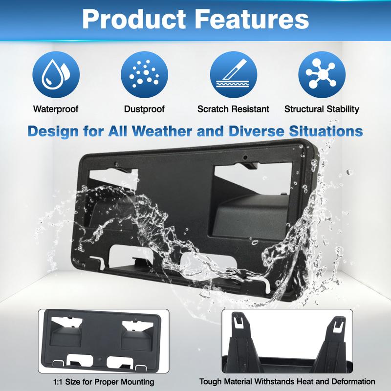 Car Front Lower License Plate Bracket For Ford F-250 F-350 F-450 F-550 Super Duty  2024 2025 PC3Z-17A385-BB PC3Z-17A385-BA