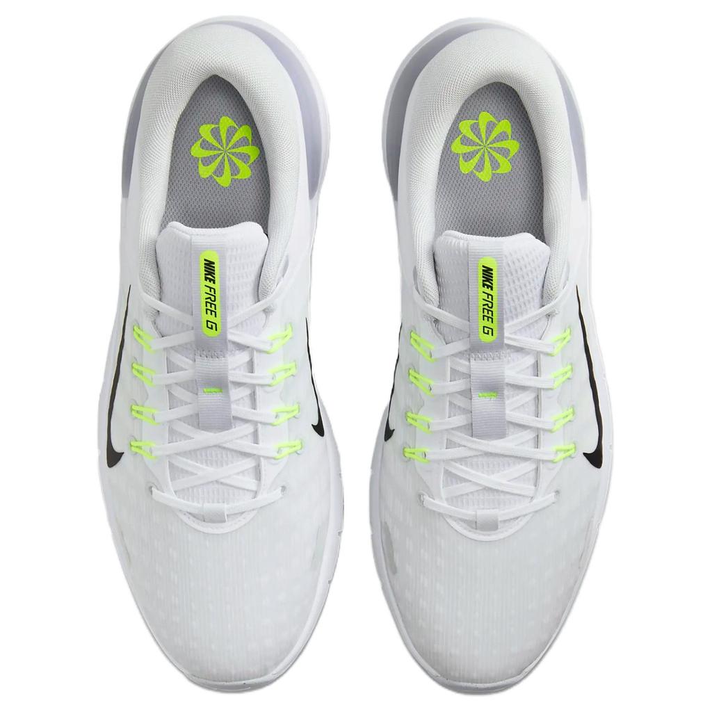 Nike Free Golf Next Nature Wide White Black Unisex Sneakers Pure-Platinum Wolf-Grey FQ7875-101