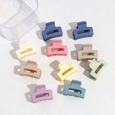 30/50Pcs Girl Hair Claw Pure Color Anti-slip Teeth Small Gripper Portable Lightweight Back Head Hair Clip Hair Accessories