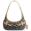 Coach Ergo 26 Logo Denim Umhängetasche Medium Damen Umhängetasche Blau CEN94-B4DE