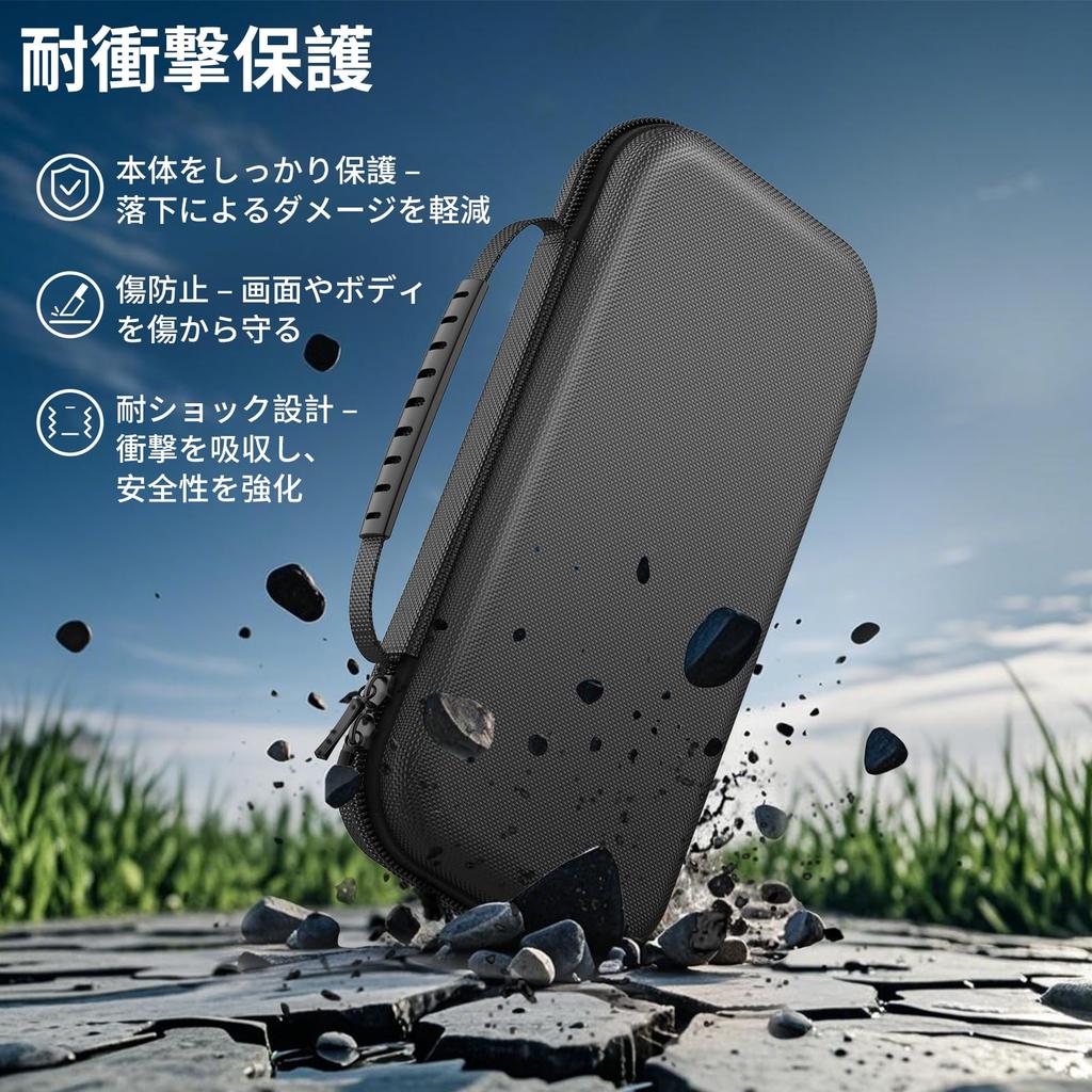 HEYSTOP Estuche de Almacenamiento para Switch Gran Capacidad Almacenamiento EVA Suave Velcro Doble Cremallera Capacidad para 12 Juegos Suave y Más 2, a Prueba de Golpes, Almacenamiento, Forro,