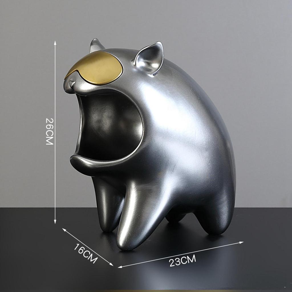 Animal Statue Storage Tray Nordic Crafts Cosmetic Display Ornament Entrance Key Holder Figurine