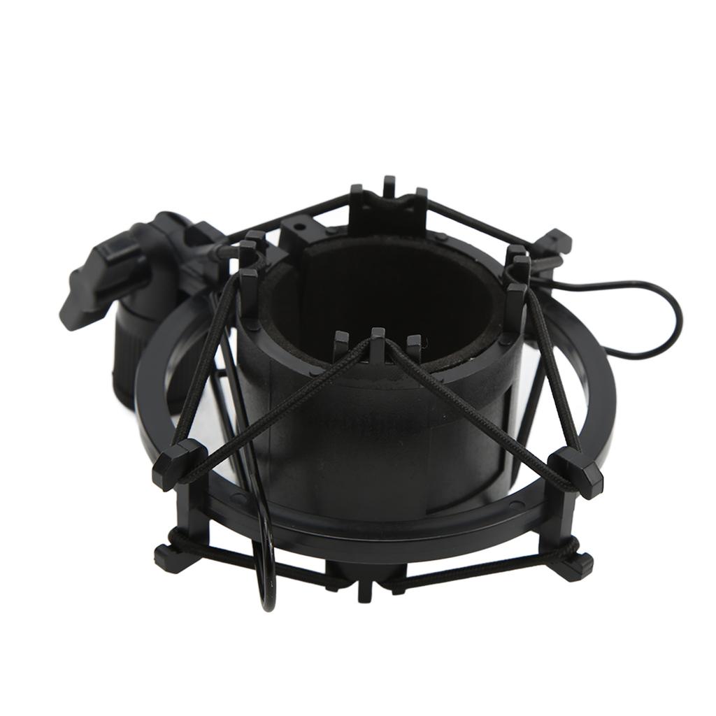 Microphone Shock Mount Holder Plastic Mic Anti Vibration Clip 47‑57mm for Live Streaming Recording Studio