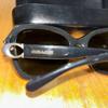 Used COACH coach sunglasses black with case