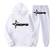 Y2K NOES Hoodie Set Sweatshirt Two Piece Gothic Punk Rock Costume