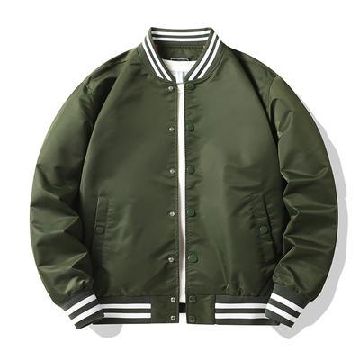 Baseball Uniform Men 'S Spring And Autumn Bomber Jacket Men 'S And Women 'S Jacket Work Jacket