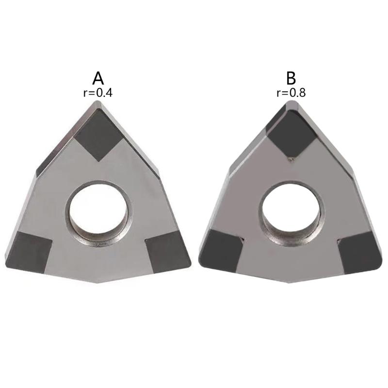Turning Indexble Inserts WNMG080408 WNMG080404 Cubic Boron Nitride Suitable for Heat Treated Steel Accessories