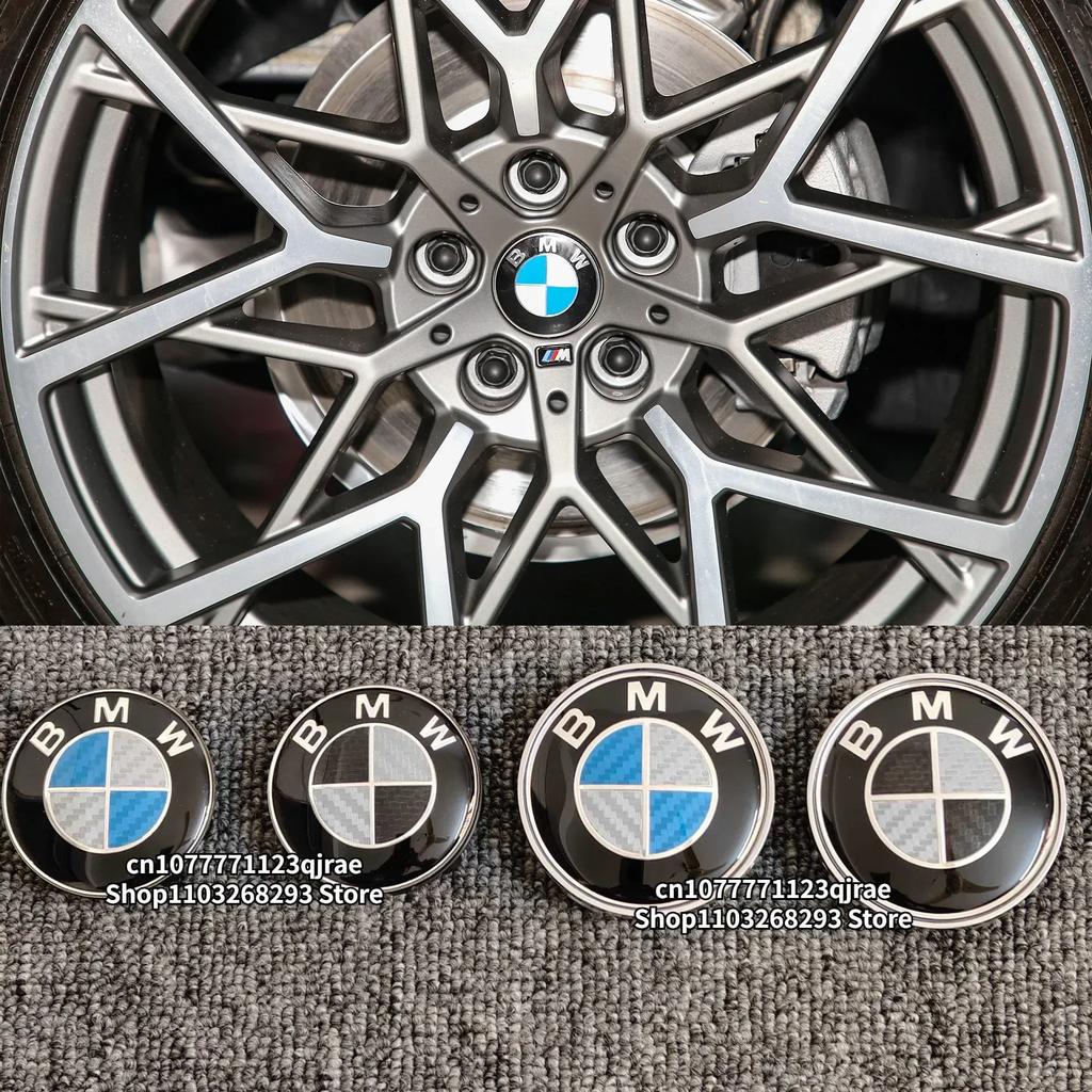 For BMW 1 Se E88 4Pcs Car Wheel Center Caps for BMW E90 E46 F10 F30 E87 F20 G20 E60 E39 E92 F11 F31 E61 F25 E36 X3 X5 68MM 56MM Accessories