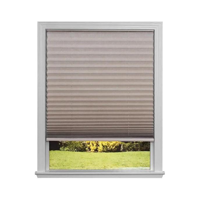 Dropshipping House Apartment Use White Blinds Adhesive Pleated Blinds Shades Window Door To Protect From Sun