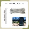 100 Chain Link Fence Ties for Securing Slats in Garden