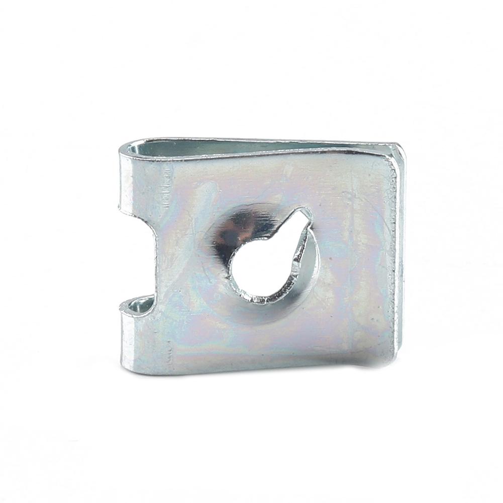 100pcs No.4 U Nuts Auto Door Installa Remove Convenient Simple Car Interior Trim Panel Fastener Clip U Type Nuts