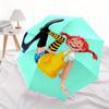 1pc Pippi Longstocking Themed High-quality Umbrella,Automatic Opening and Closing Umbrella,Multi-functional Umbrella G0811026