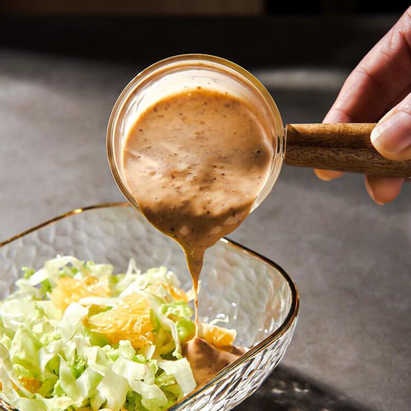 2Pcs Glass Sauce Dish Mini Glass Milk Cup Multi-function Gravy Boats Small Vinegar Soy Sauce Pitcher Cup Creamer Jug Tableware