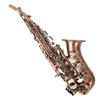S97 Soprano Saxophone Set Elbow Tube Red Antique Abalone Shell Button Saxophone