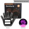 Car LED Multicolor Gesture Light: Seven-Color Glowing Palm Warning & Atmosphere Decoration