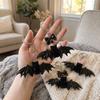 Soft Touch Bear with Wing Keychain Gothic Style Halloween Bat Bear Charm  Backpack Decor
