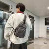 Niche Design Denim Backpack Women'S Casual Breast Bag Versatile Light Luxury Trendy Men'S Multi-Functional Backpack