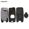 Jingyuqin 3/4 Buttons Remote Car Key Cover Flip Key For Jeep Renegade Compass Patriot Liberty Fob Sip22 Blade Auto Accessories