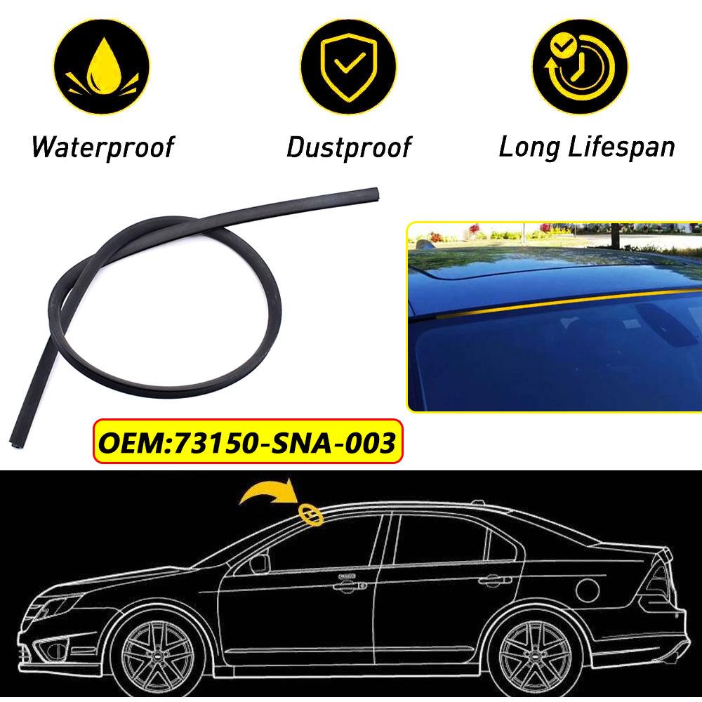 1pc Windshield Reveal Surround Molding Trim 73150-SNA-003 For Civic 2006-2011 Automobiles Parts Rubber Wind Rain Sealing Strips