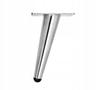 Furniture Leg, Foot for Sofa Bed, Chrome Loft H130, Oblique, Strong SL012S