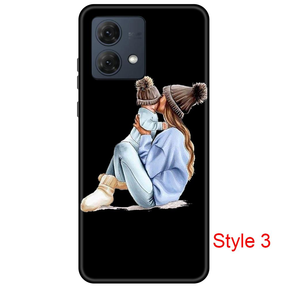 For Motorola Moto G84 Case Pretty Girl TPU Soft Silicone Cover Phone Cases for MotoG84 Protector Bumper Coque