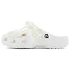 Crocs Classic clog SDS Pearl Girl EVA Dream Style Vintage Strap Sweet Home Casual Beach Hole Shoes Unisex White