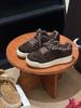 Niche ins tide double color ribbon German training shoes women's 2025 new thick sole heightening versatile casual sports shoes skateboard shoes