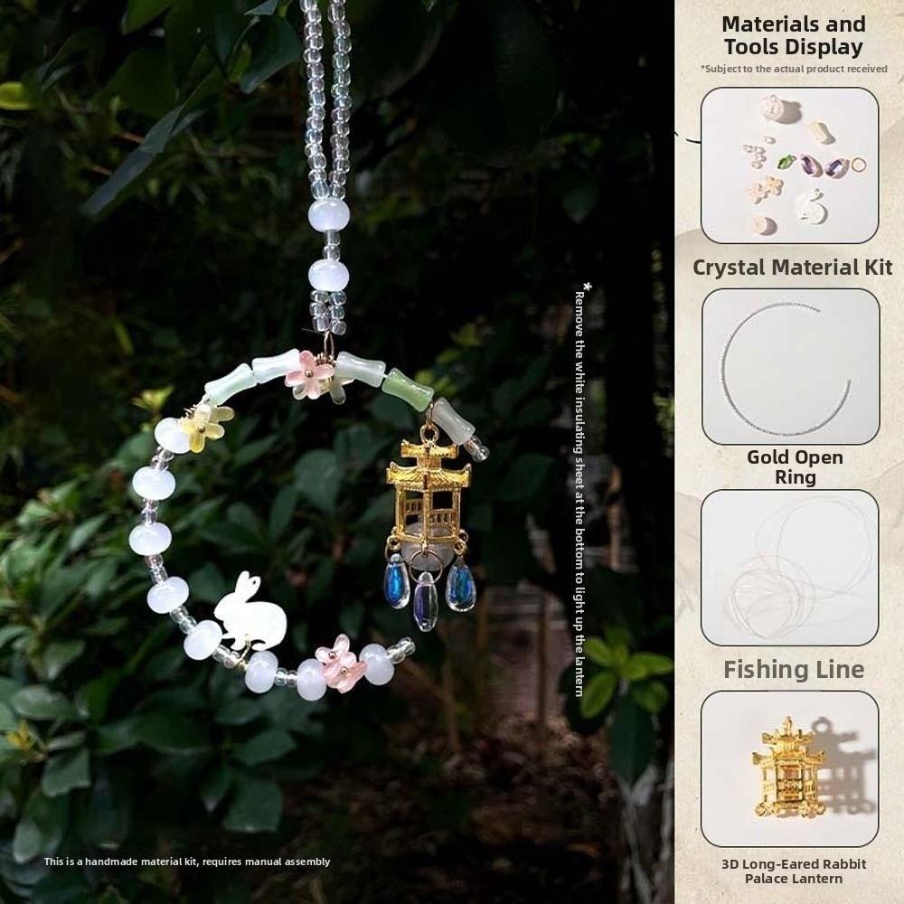 Chinese Art Style Lotus Hanging Ornament Handmade Festival Decor Home Decoration Style 1