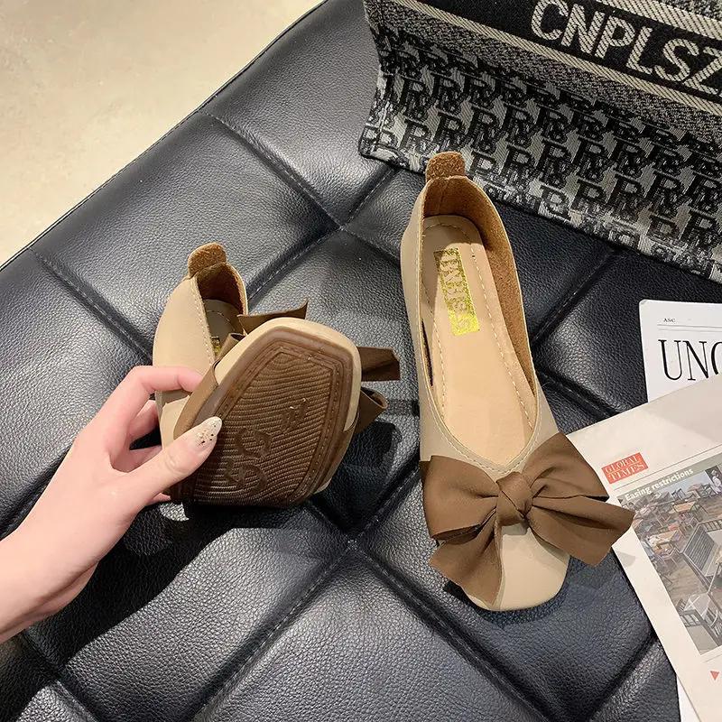 Ladies Footwear Non Slip Casual Low Heel Elegant Women's Flat Shoes Summer 2024 Trend Hot Trendy Offer On Promotion A Sale