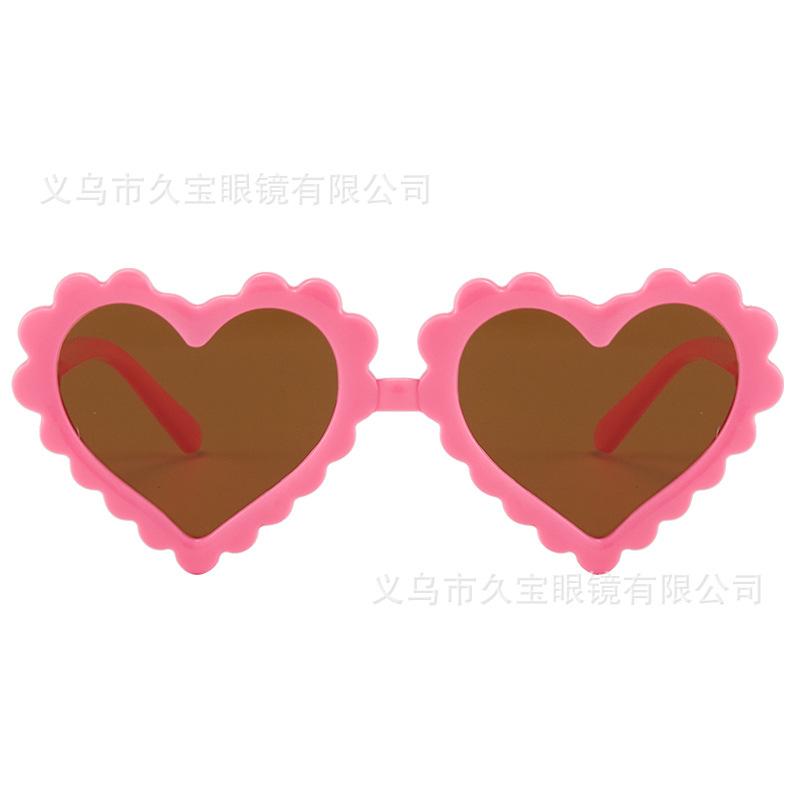 Kinder-Sonnenbrillen, UV-Schutz-Sonnenbrillen für Jungen und Mädchen, Süße Mädchen-Pfirsichherz-Kinderbrillenfabrik