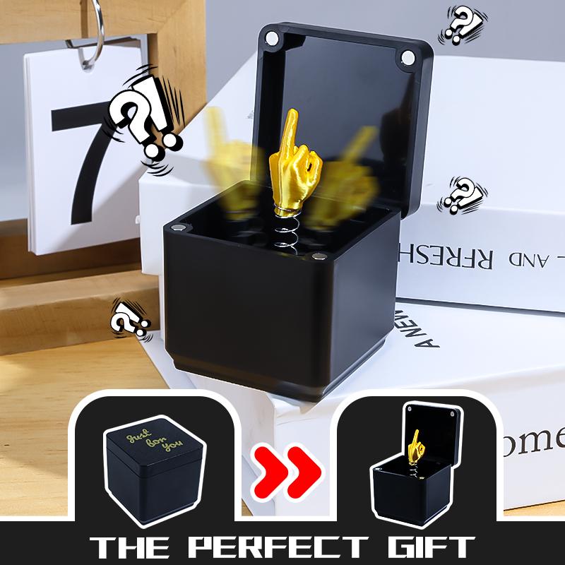 Home Decoration Interesting Prank Gift Middle Finger In Box Box Funny Creative Gifts Office Desk Decoration Gifts For Guests