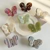 Rhinestone Acetate Butterfly Hair Claw  Bow Hair Clip Creative   Daily