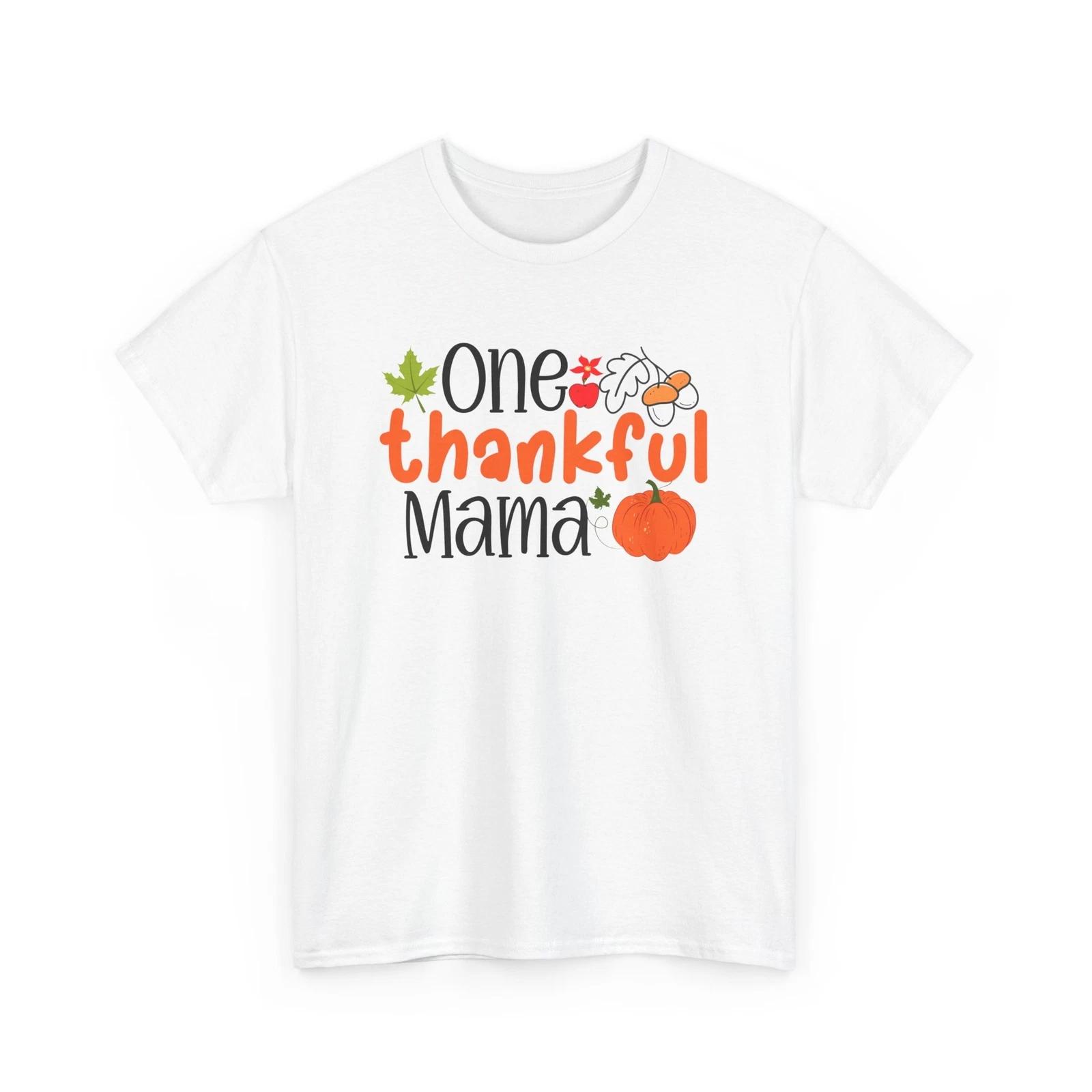 Fall Aesthetic T-Shirt | Autumn Pumpkin Spice Tee | One Thankful Mama Shirt M