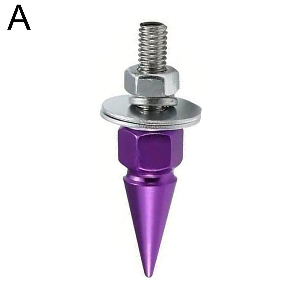 

for M6 License Plate Mounting Screws Threaded Pointed Car Threaded Pointed Alloy Fasteners Aluminum Gasket Universal Styling