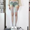 High Street Goth Punk Fishnet Stockings Women Sexy Hollow Out Pantyhose Exotic Subculture Gothic Lolita Y2k JK Slim Mesh Tights