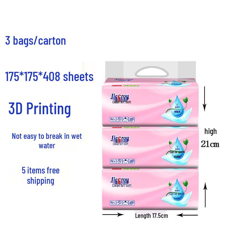 Jieyi Soft Virgin Wood Pulp Toilet Paper Tissue