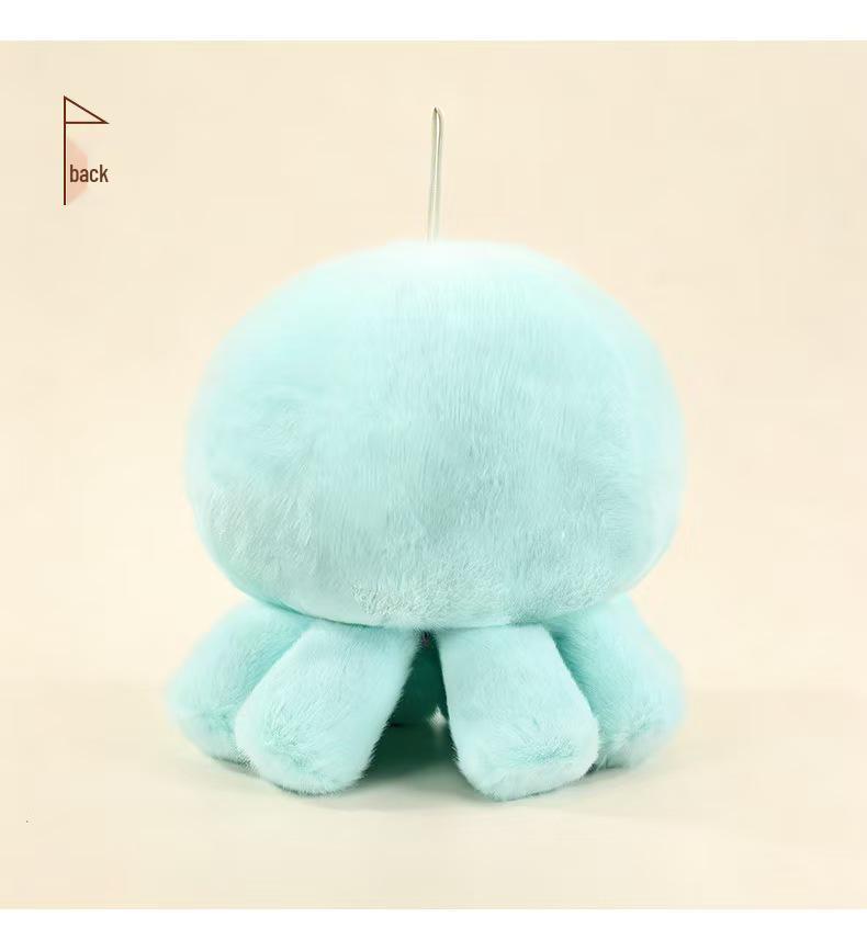 Dopamine Cloud Jellyfish Plush Doll: Cute Hugging Pillow and Children's Soothing Toy - Perfect Birthday Gift