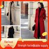 Women's 2023 Winter Fur Collar Warm Coat - Extended Length, Thickened